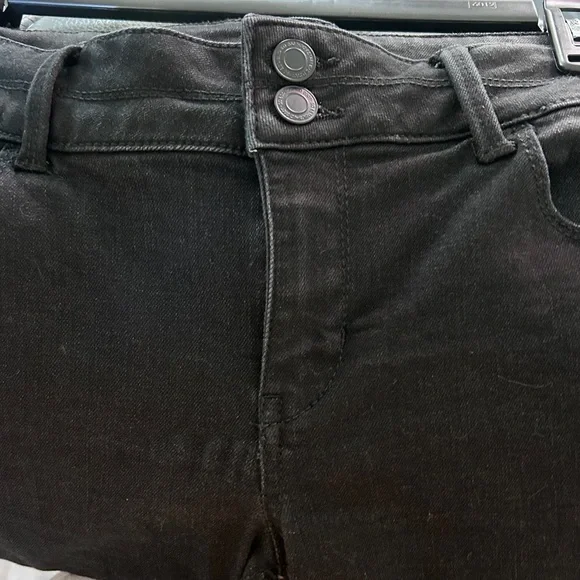 SO Girls Skinny Jeans Size 16 Black EUC - Picture 3 of 9